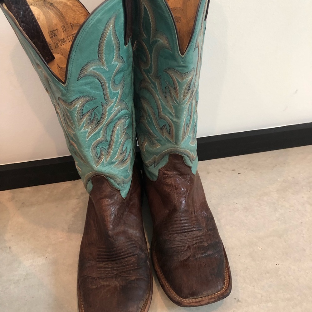 Justin square toe Cowboy Boots